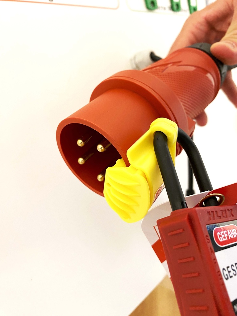 Verriegelung für CEE-Stecker