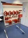 Mobiles Shadowboard mit LOTO Equipment