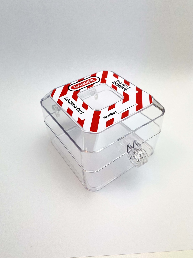 Abschließbare Klappe für Schalter, schmal