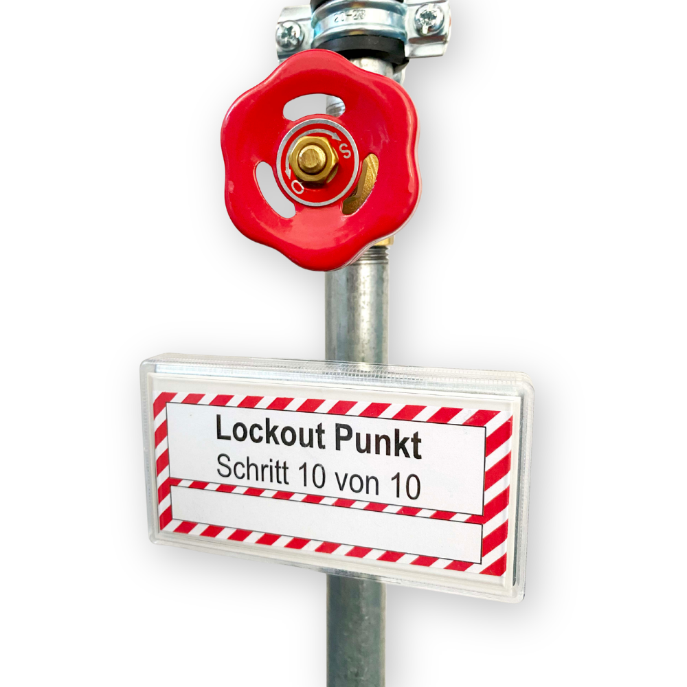[WH510] Lockoutpunktkennzeichnung für Rohre