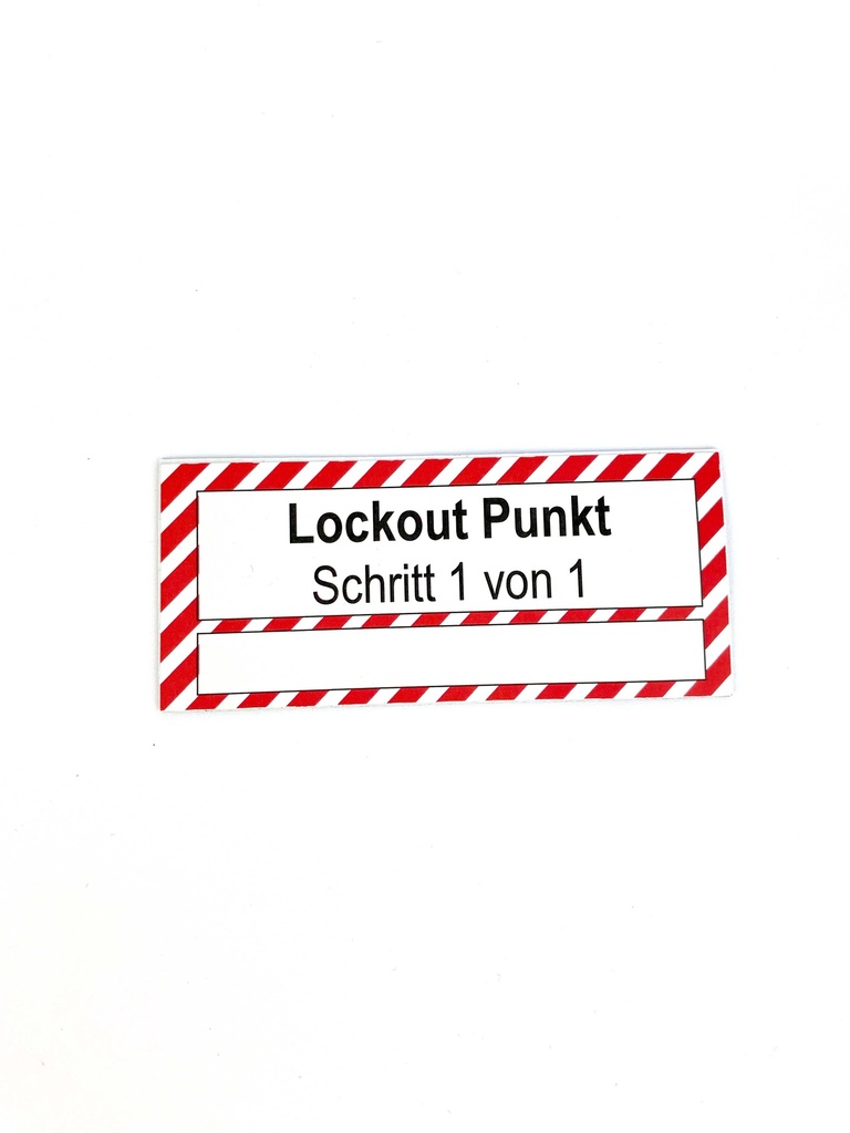 [HX520] Lockout point marking, magnetic