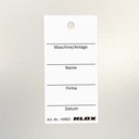 Tagoutanhänger für Shadowboard