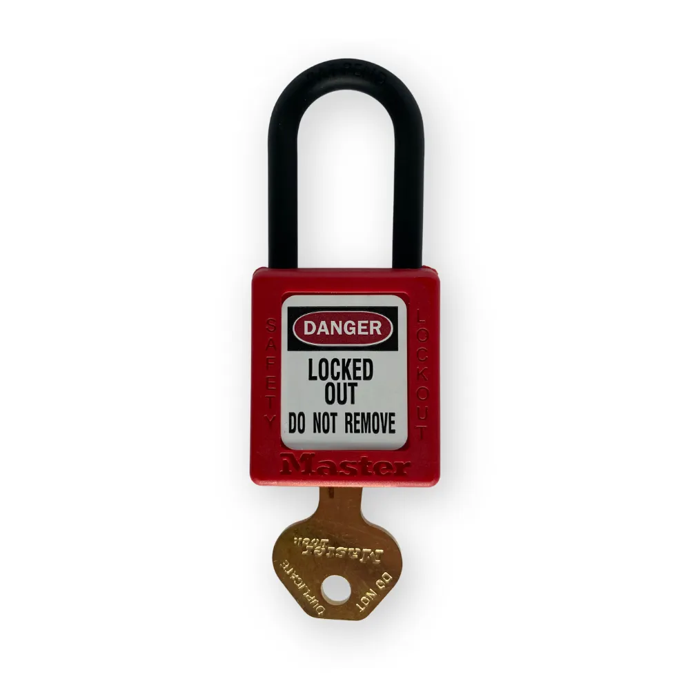 [MK100RDKD] Sicherheitsvorhängeschloss 406 Master Lock (Rot)