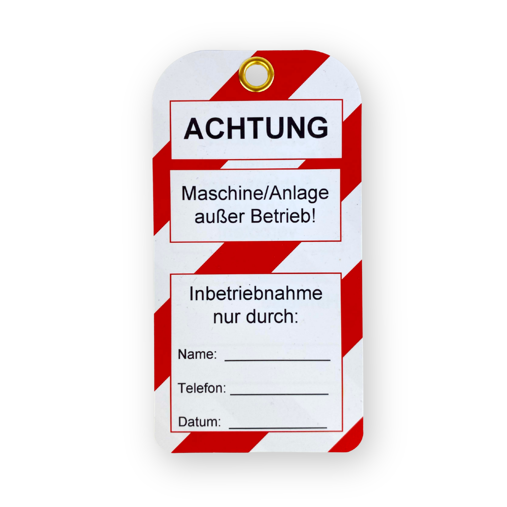 [ER800] Tagout Anhänger
