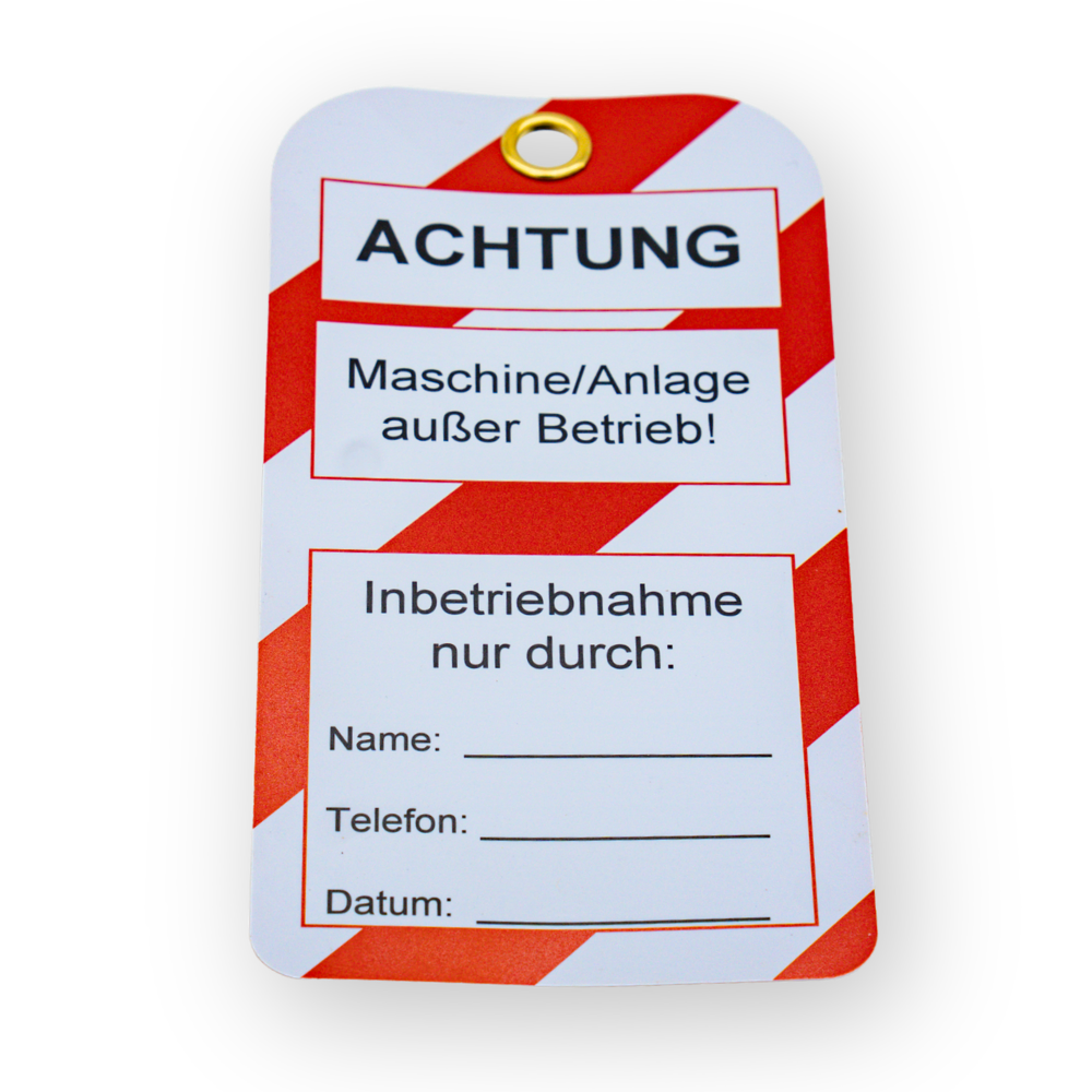 [ER800] Tagout tag