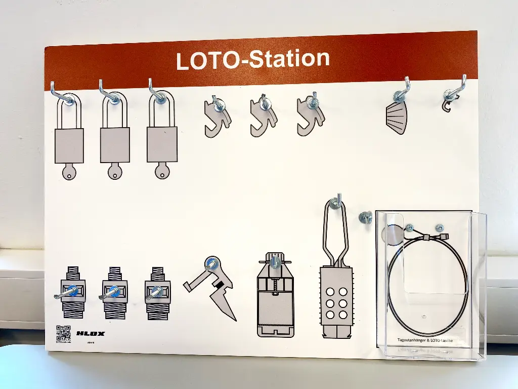 Shadowboard für LOTO Lifepack Industrie